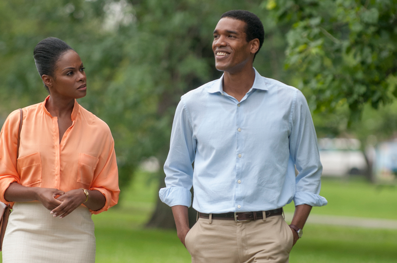 Tika Sumpter and Parker Sawyers in Southside With You.Matt Dinerstein, courtesy of Miramax and Roadside Attractions